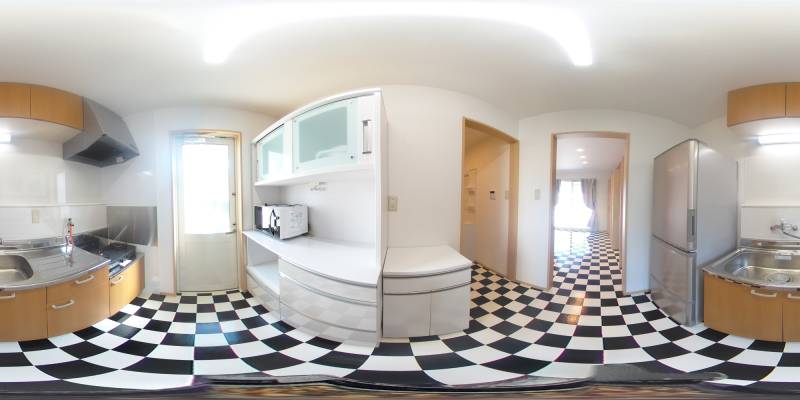 パノラマ画像キッチン