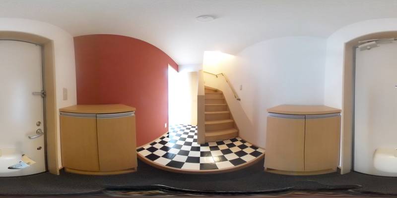 パノラマ画像玄関