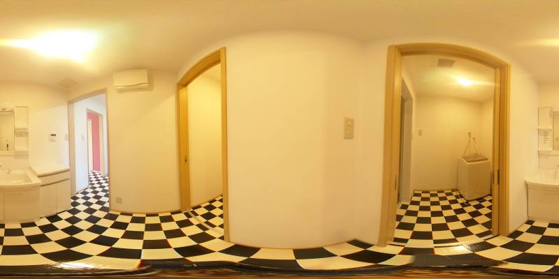 パノラマ画像洗面所