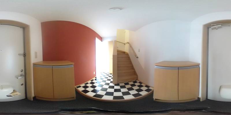 パノラマ画像玄関