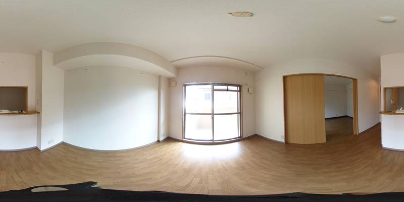 パノラマ画像リビング