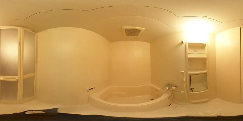 パノラマ画像バスルーム