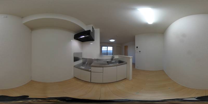 パノラマ画像キッチン