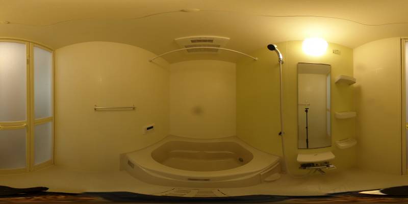 パノラマ画像バスルーム