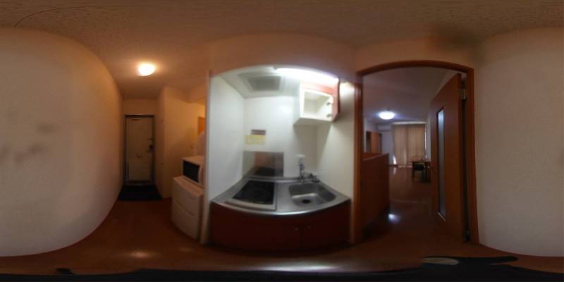 パノラマ画像キッチン