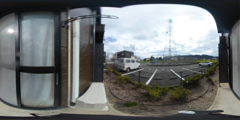 パノラマ画像バルコニー