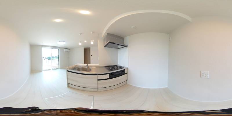 パノラマ画像キッチン