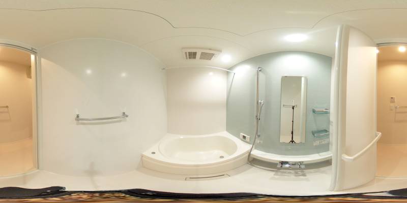 パノラマ画像バスルーム