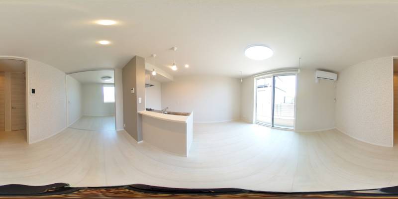 パノラマ画像リビング