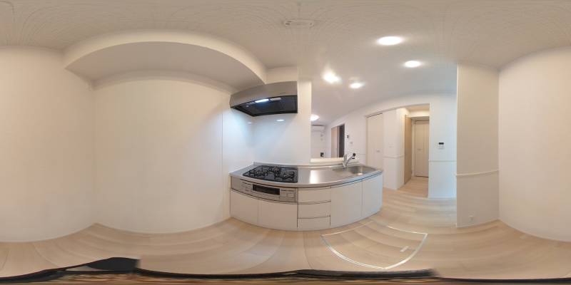 パノラマ画像キッチン