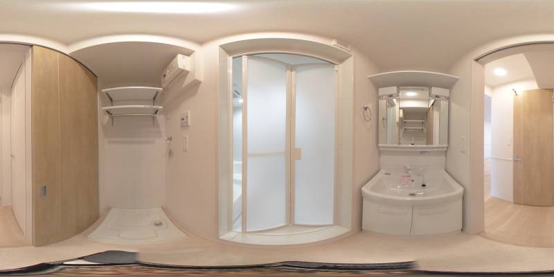 パノラマ画像洗面所