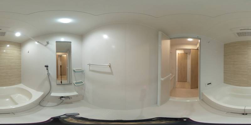 パノラマ画像バスルーム