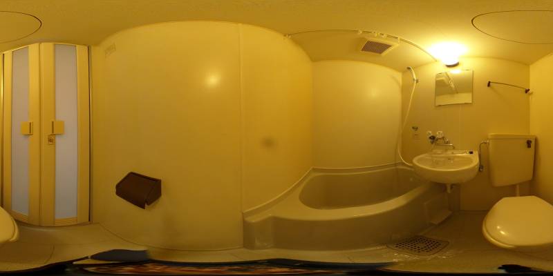 パノラマ画像バスルーム