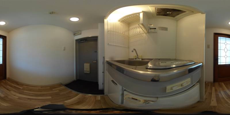 パノラマ画像キッチン