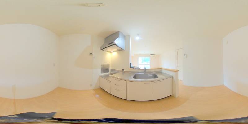 パノラマ画像キッチン