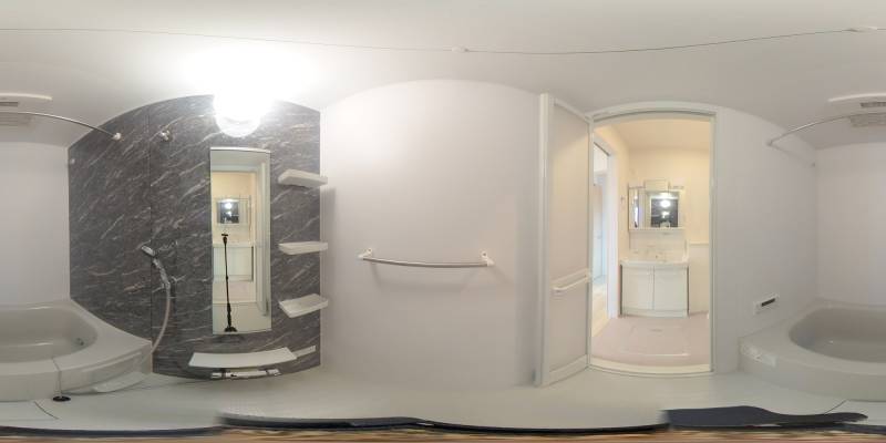 パノラマ画像バスルーム