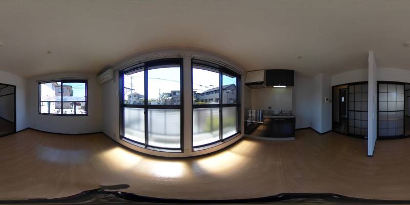 パノラマ画像リビング