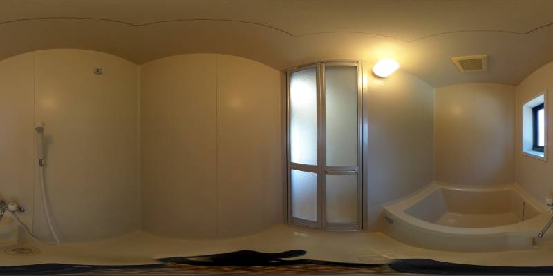 パノラマ画像バスルーム