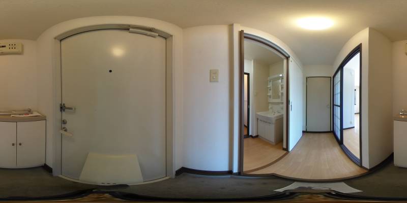 パノラマ画像玄関