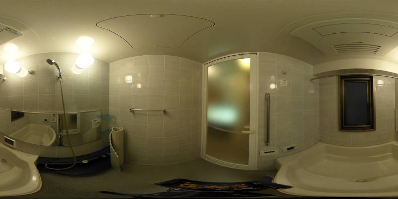 パノラマ画像バスルーム