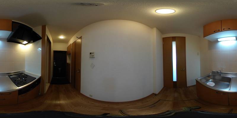 パノラマ画像キッチン