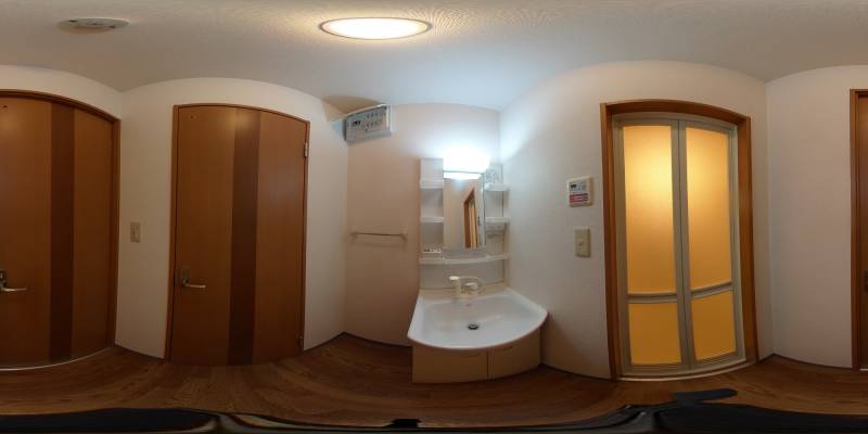 パノラマ画像洗面所