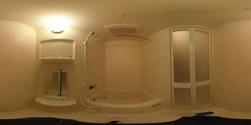 パノラマ画像バスルーム