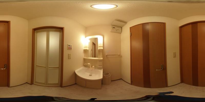 パノラマ画像洗面所