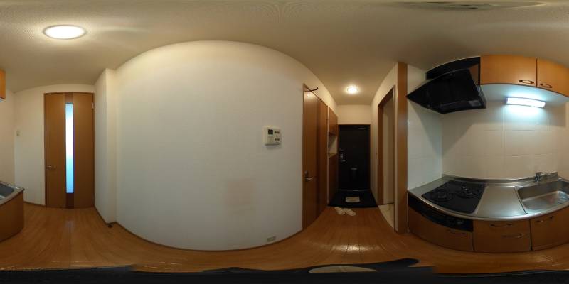 パノラマ画像キッチン