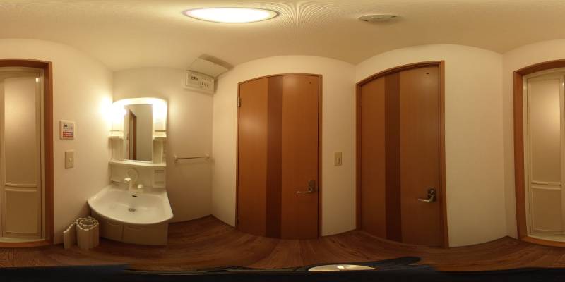 パノラマ画像洗面所