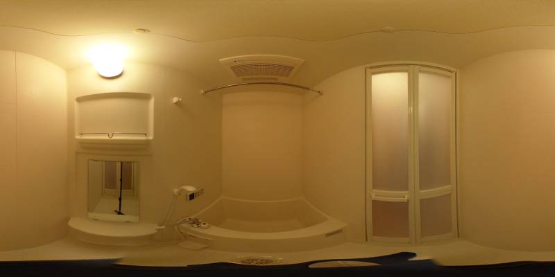 パノラマ画像バスルーム