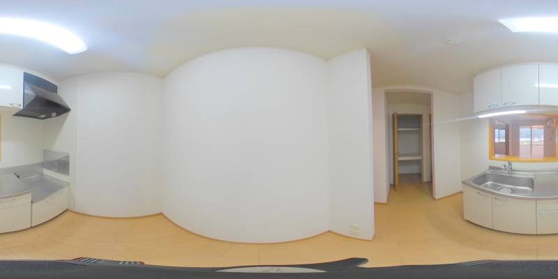 パノラマ画像キッチン