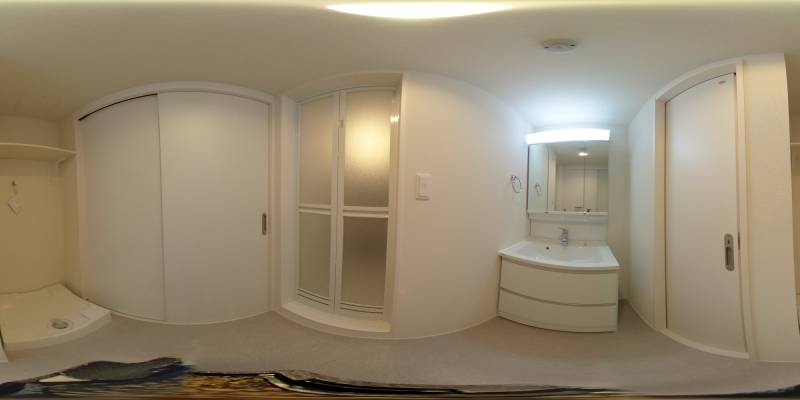 パノラマ画像洗面所