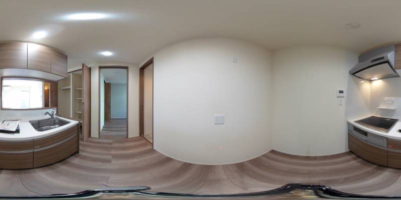 パノラマ画像キッチン