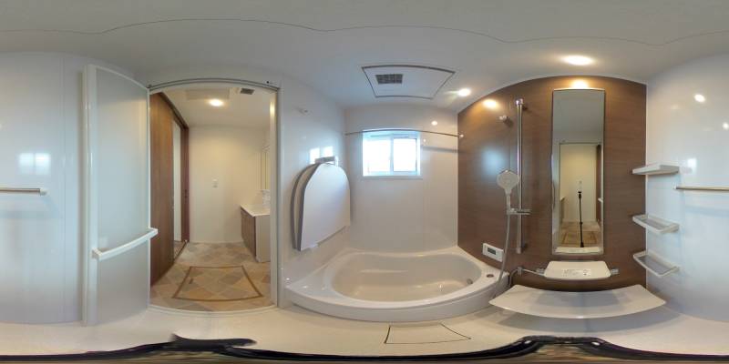 パノラマ画像バスルーム