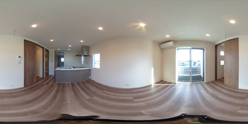 パノラマ画像リビング