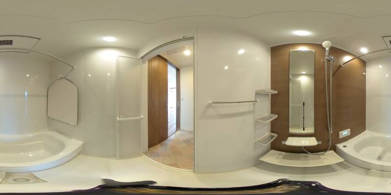 パノラマ画像バスルーム