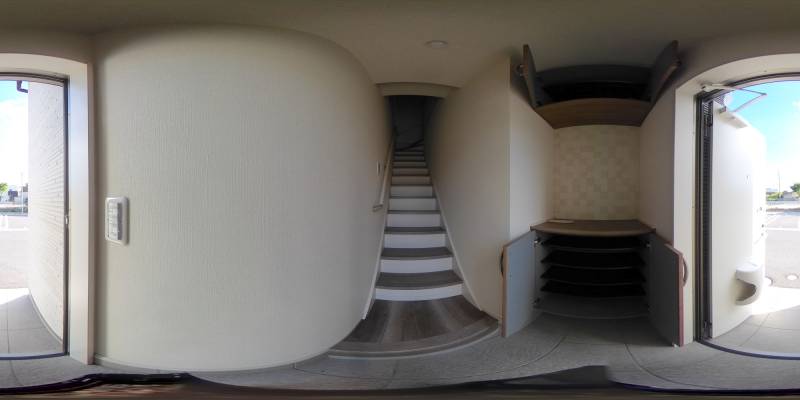 パノラマ画像玄関