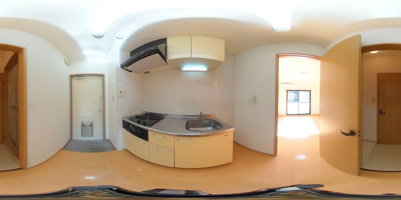 パノラマ画像キッチン