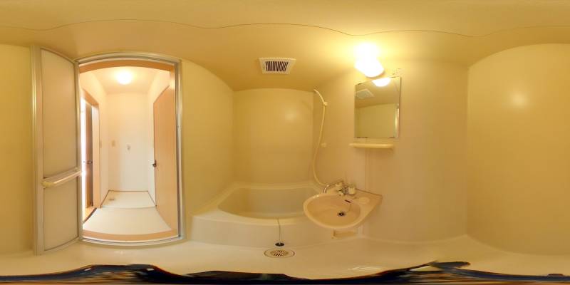 パノラマ画像バスルーム