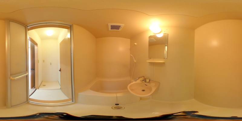 パノラマ画像バスルーム