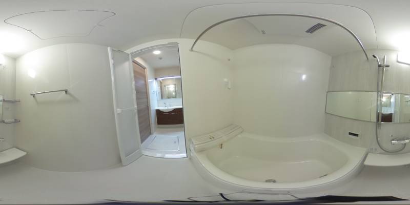 パノラマ画像バスルーム