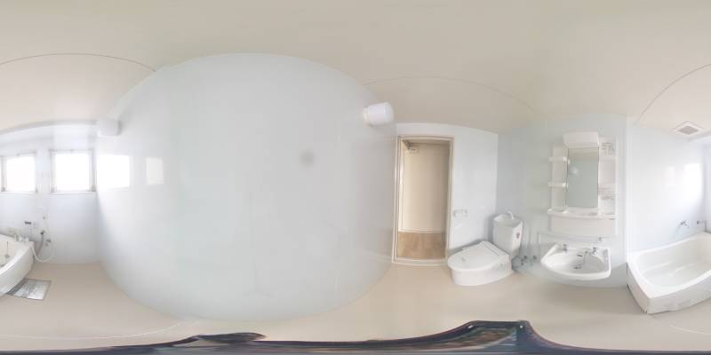 パノラマ画像バスルーム
