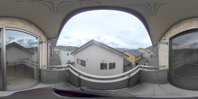 パノラマ画像バルコニー