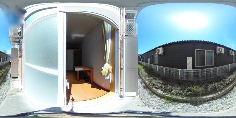 パノラマ画像バルコニー