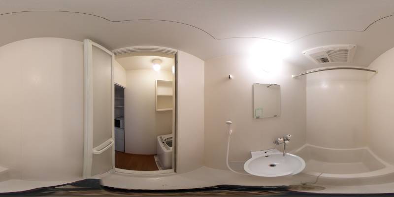 パノラマ画像バスルーム