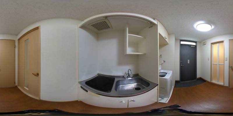 パノラマ画像キッチン