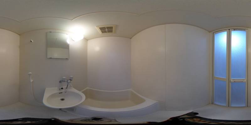 パノラマ画像バスルーム