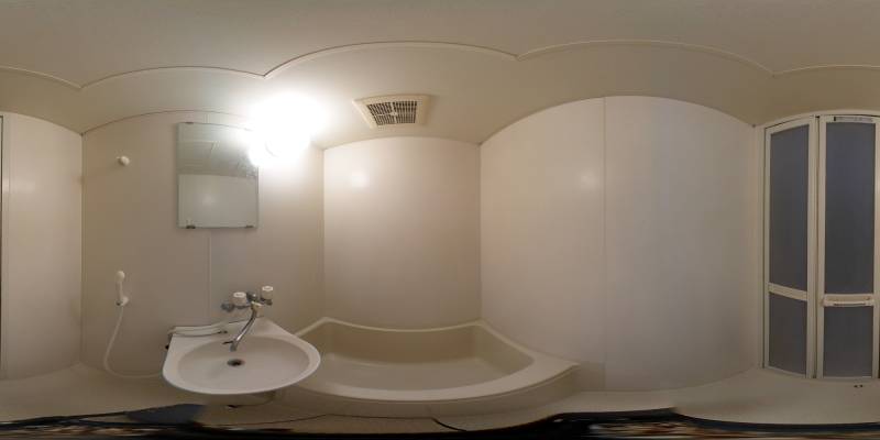 パノラマ画像バスルーム