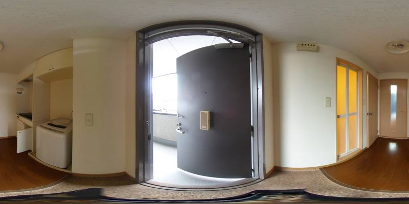 パノラマ画像玄関